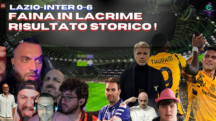 LAZIO UMILIATA DA INZAGHI E L'INTER! DAY AFTER !