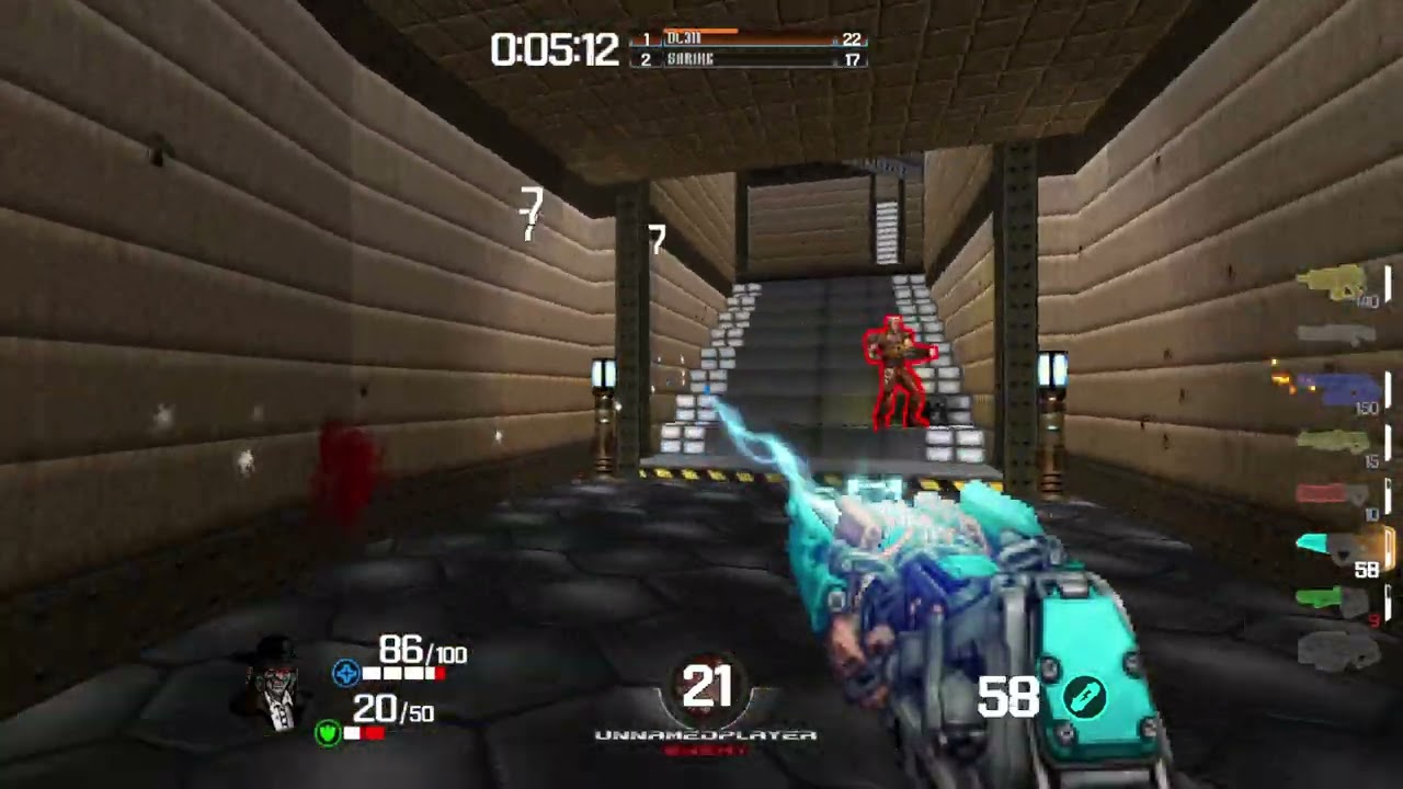 doom ii q-zandronum 1.2.0-beta quake champion doom edition deathmatch part 10