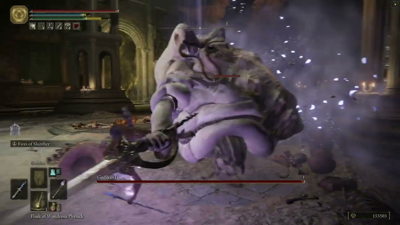 How to manage the GODSKIN DUO fight quickly | ELDEN RING