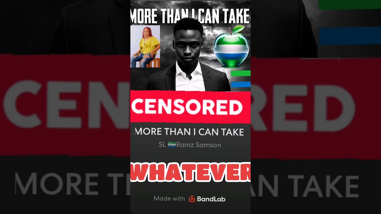  MORE THAN I CAN TAKE 