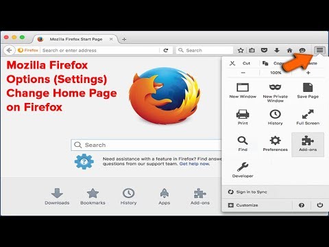 Mozilla Firefox Options Settings | Change Home Page on Firefox | KB Tech