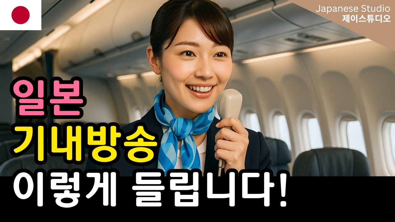 비행기에서 실제로 들리는 일본어 기내 방송 표현✈️ 탑승부터 착륙까지 한 번에 배우기