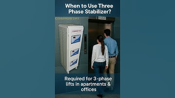 ⚡ Best Servo Stabilizer for Lift | Single & Three Phase Explained! | Which One Do You Need?