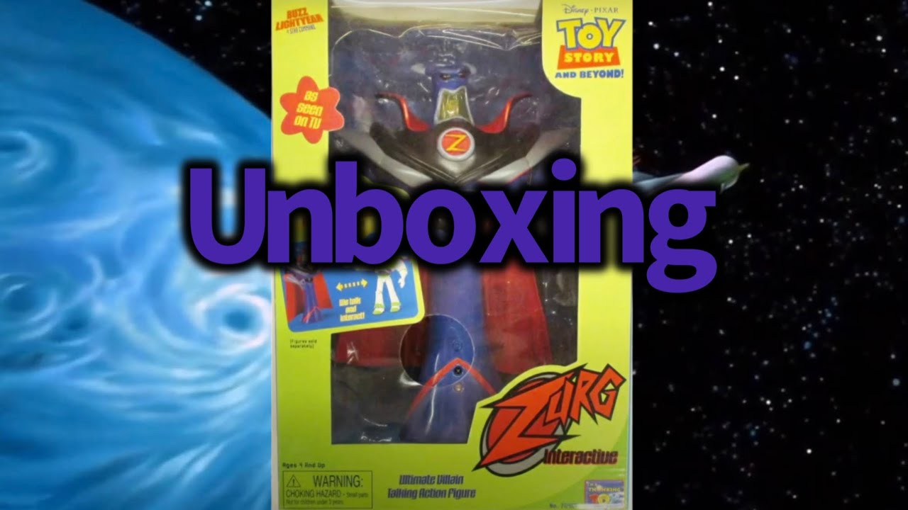 Rare Buzz Lightyear of Star Command Interactive Zurg Unboxing