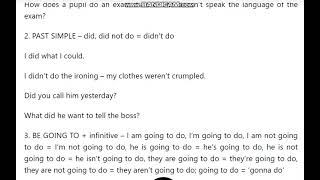 The verb ‘DO’ in different tenses - do, does, did, done, doing