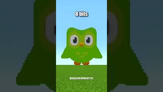 Minecraft Duolingo 1 Bit 2 Bits 4 Bits 8 Bits 16 Bits 32 Bits 64 Bits