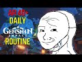 Genshin Impact: My AR 40+ Daily Routine