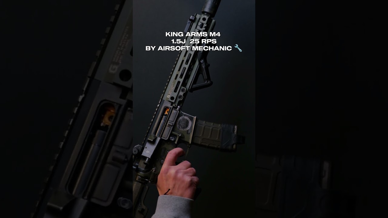 Custom King Arms M4. 18:1+16tpa at 25RPS.