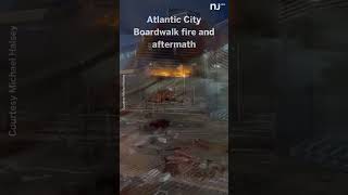 Atlantic City Boardwalk catches on fire