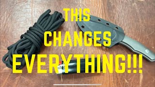 Level Up Your Knife Skills: Learn to Make a Static Cord for Sheaths #fixedblade #knife #knifeskills