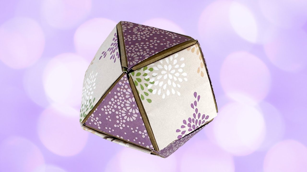 Cuboctahedron Modular Origami 44 Units (Tomoko Fuse)