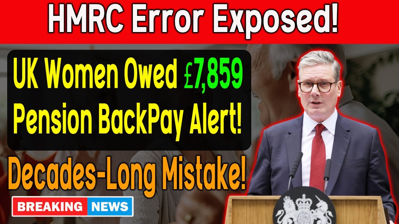"Thousands of UK Women Owed £7,859 in Pension Backpay! HMRC Error EXPOSED After Decades"