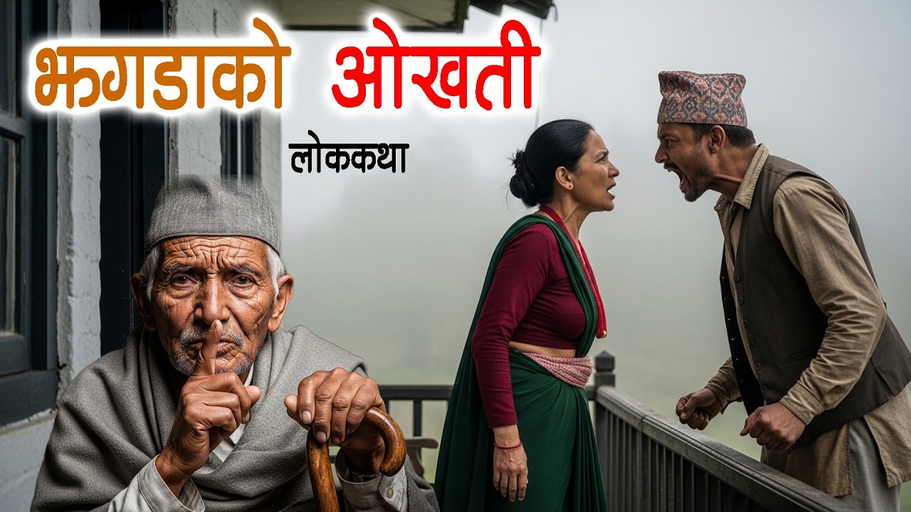 झगडालु दम्पती र शान्तिको उपाय [JHAGADAKO OKHATI] Nepali Lok Katha / Folk Tales Nepali / Nepali Katha