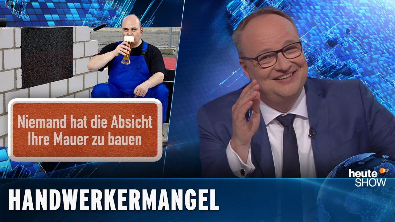 Update Handwerker – die begehrtesten Männer Deutschlands (Martin Klempnow) | heute-show vom 17.05.2019