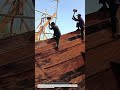 Traditional Wooden Boat Hull Assembly Using Manual Hammering Technique.