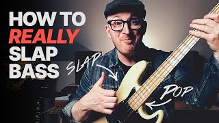 HOW TO SLAP BASS (beginner, intermediate and BOSS level)