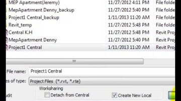 Create Local Copy of Revit