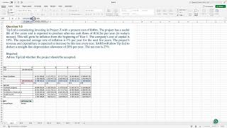 Capital Budgeting Homework Chapter 9