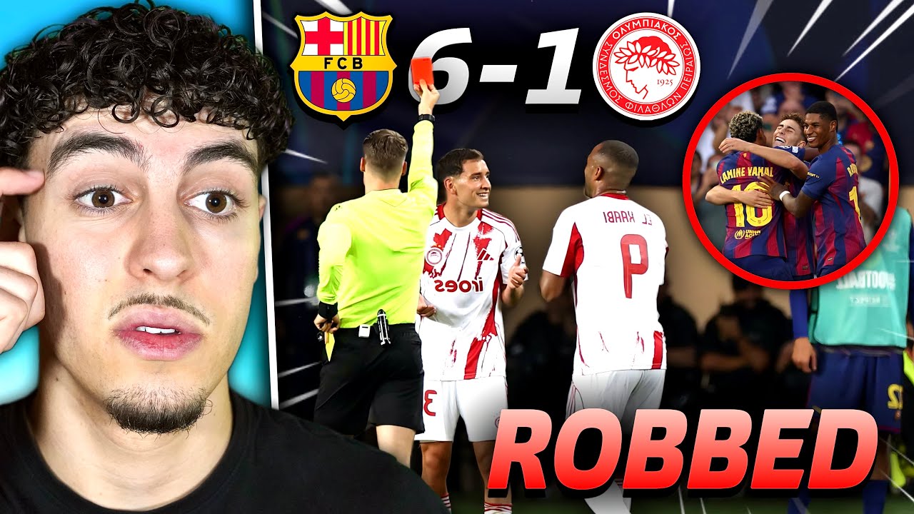 VAR is DESTROYING Football!! | Barcelona 6-1 Olympiacos Reaction