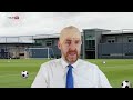 Everton fc shooting practice with sean dyche