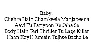 Chamkeela Chehra (Lyrics) - Badshah