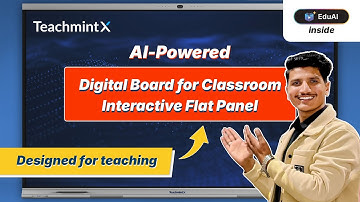 AI-Powered Digital Board for Classroom: Smoothest Interactive Flat Panel designed for teaching