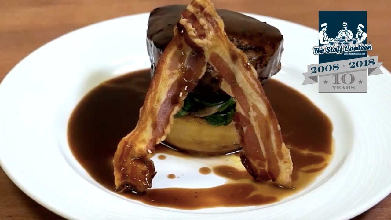 Pan fried fillet of beef with port jus recipe YouTube