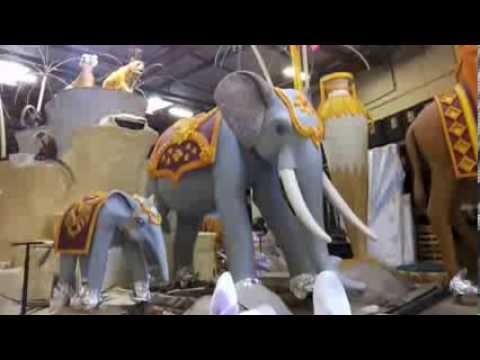 Dole Rose Parade Float 2014: Sunrise at the Oasis