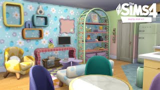 PASTEL POP APARTMENT | The Sims 4 | Speed Build | No CC