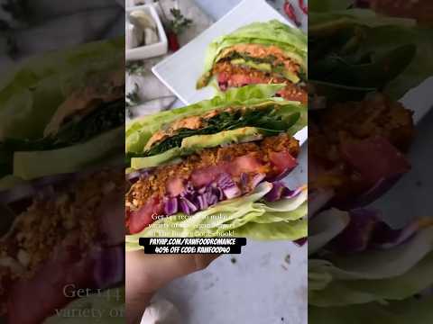 How we form and dehydrate the whole food raw vegan burger patties