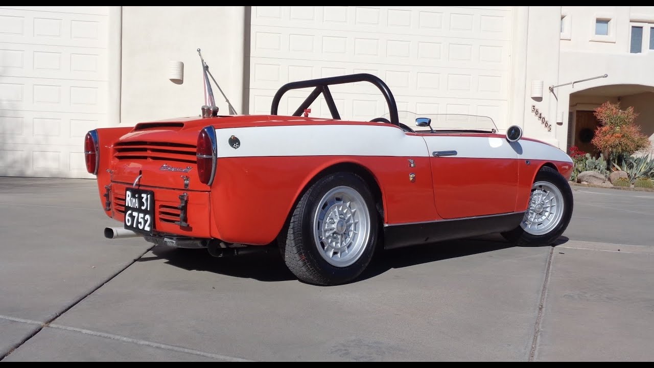 1960 Fiat Abarth Allemano 750 GT in Red & Engine Sound on My Car