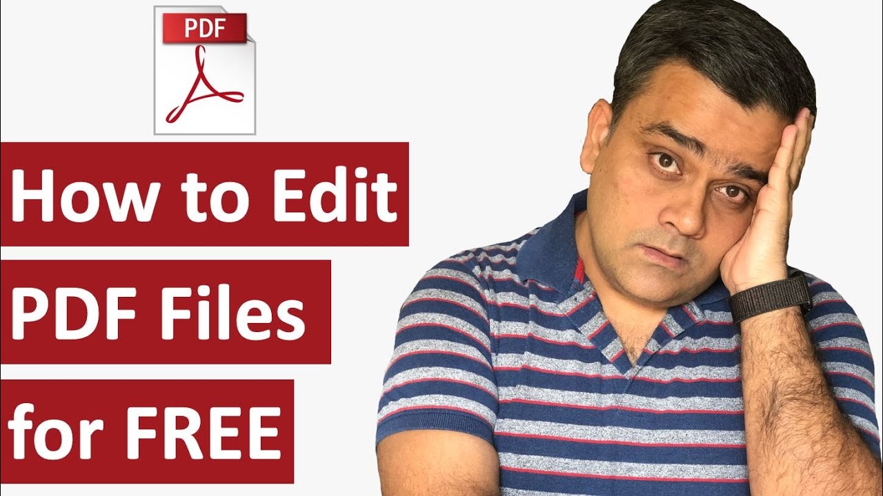 How to Edit PDF Files for FREE - YouTube
