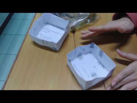 Video Mẹo vặt: Gấp hộp đựng vỏ hạt dưa đơn giản và nhanh... - youtube