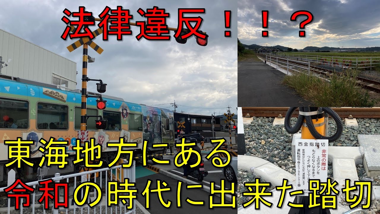 【＃軌道侍】法律違反！？　東海地方にある令和の時代に新設された踏切【天竜浜名湖鉄道_西金指踏切】
