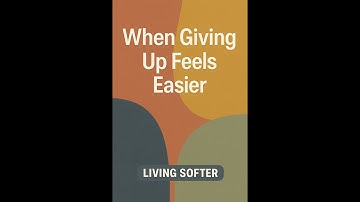 When Giving Up Feels Easier