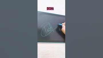 Disha Name Signature 😍🥰 Comment your name for signature 😊
