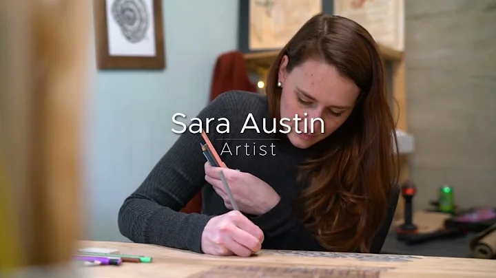 Sara Austin - Artist: Colored Pencils on Wood, and...