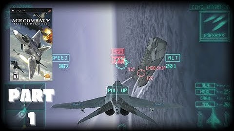 PSP FLIGHT ACTION GAME [1] Walkthrough Gameplay PART 1 • PPSSPP Emulator Android/iOS