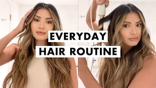 Everyday Hair Routine | Beachy Waves