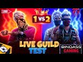 Free fire live guild test new subscriber  ff live team code  cg fflive freefirelive freefire