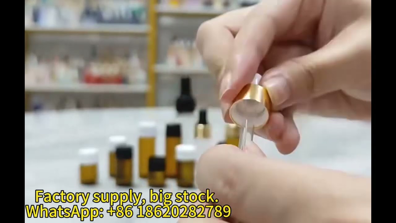 AMQ Pack How We Assemble mini Glass Dropper Bottle (From Parts to Perfect Seal!) 
