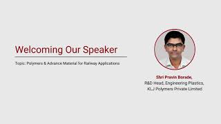 Presentation by Shri Pravin Borade, R&D Head, Engineering Plastics, KLJ Polymers Private Limited screenshot 5