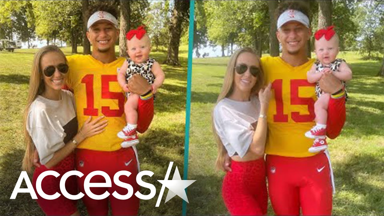 Patrick Mahomes' Daughter Sterling Surprises Him At Training Camp