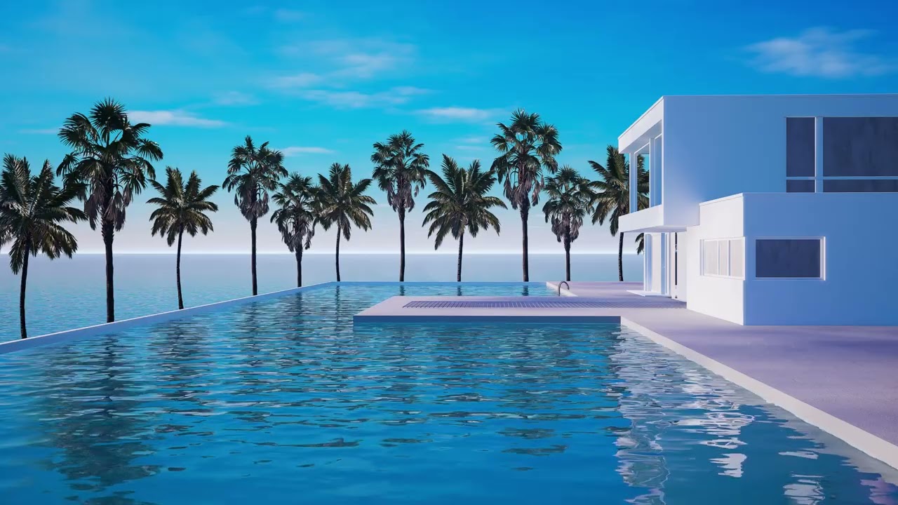 Peaceful Poolside Paradise | 8 Hours of Pure Relaxation