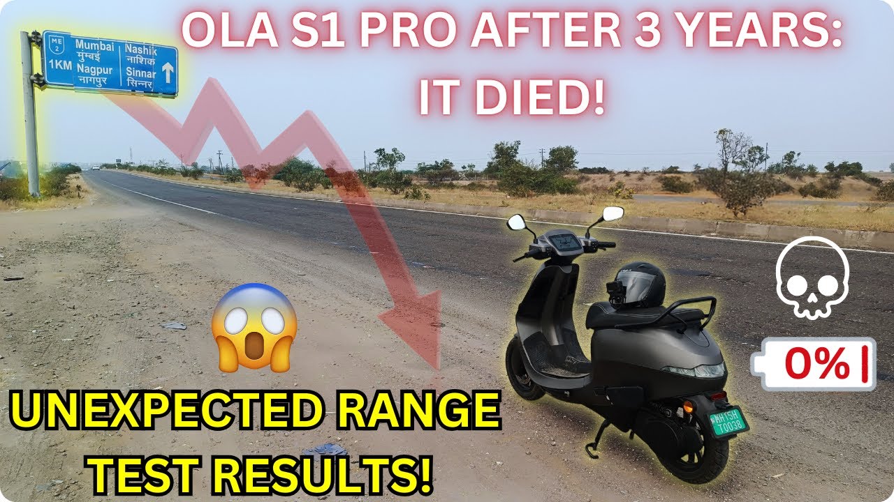 Ola S1 Pro After 3 Years: Shocking Range Test Results… IT DIED! 😱 Re-upload