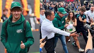 Information Fans Rush to Kimi Antonelli for Autographs and Photos as the Next World Champion Arrives for FP1! News