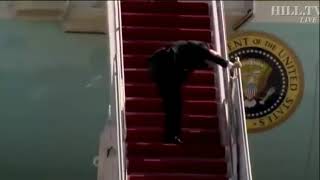 Information Joe Biden Falls Walking Up Steps Air Force One. Karma Update