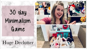 NEW: 30 Day Minimalism Game | Decluttering Motivation | How to Declutter Your Home, Fast and Easy!!