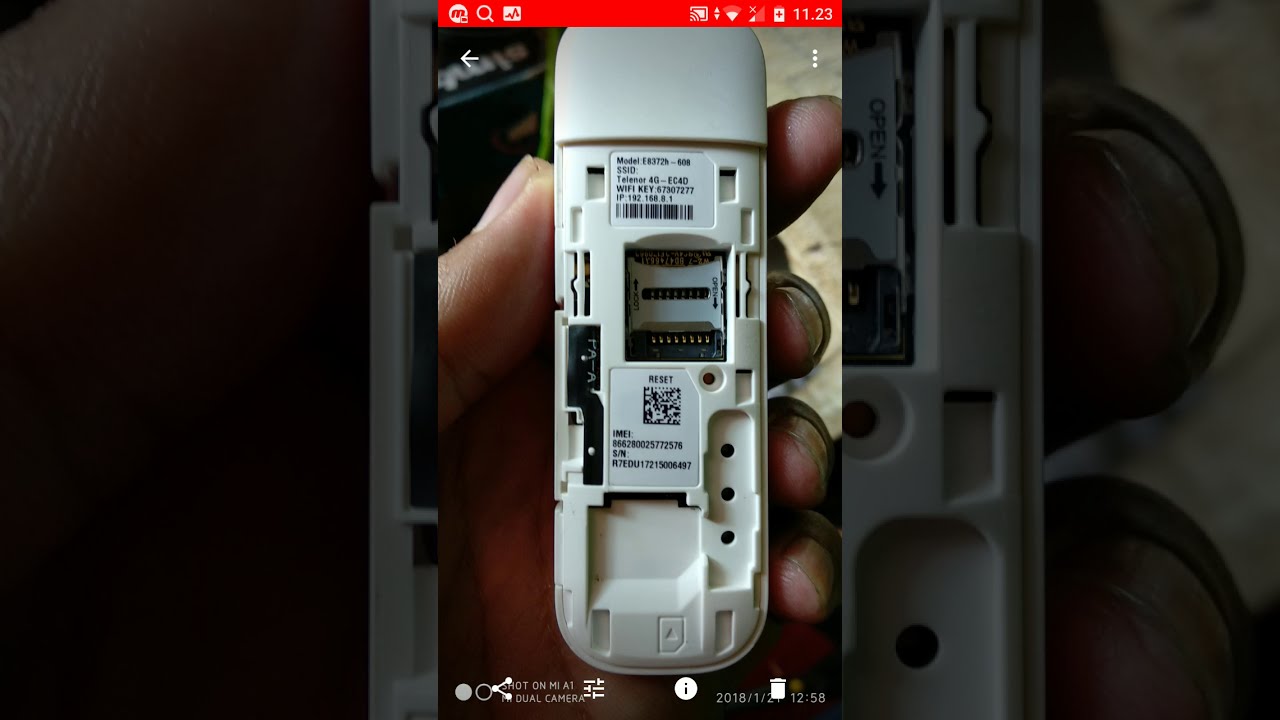 Cara setting password WiFi modem Huawei e8372 menggunakan HP Android - YouTube