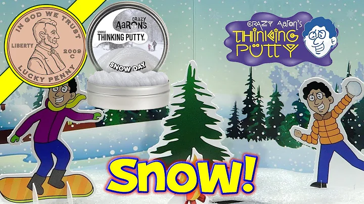 Crazy Aaron's Snow Day Sparkle Thinking Putty